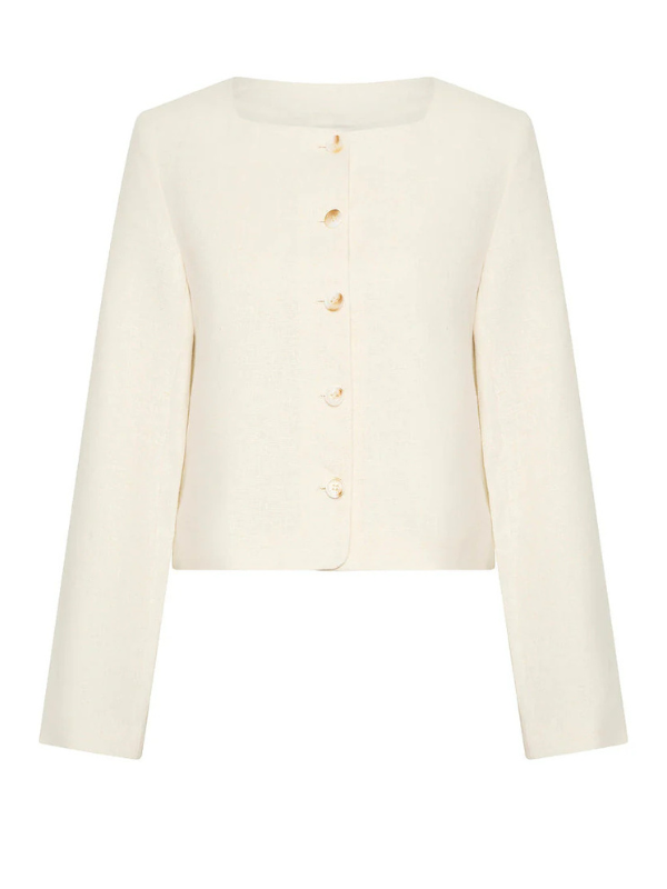 Emma Jacket in Cream