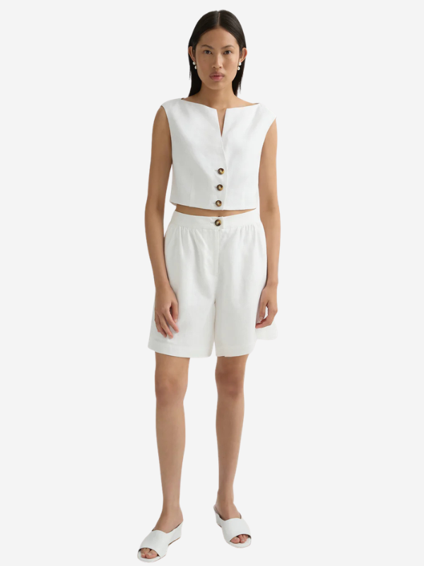 Dakota Short in Ivory
