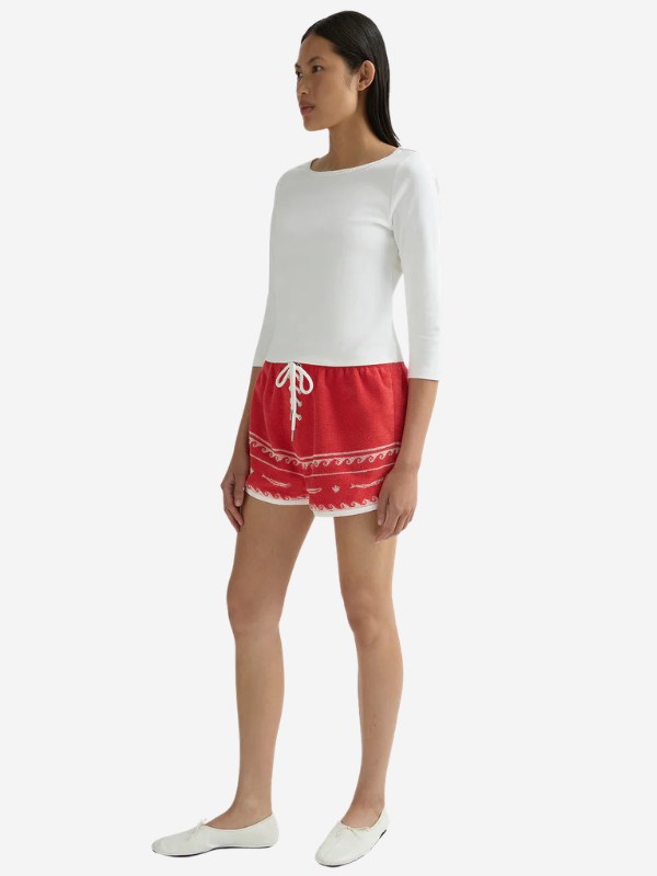 Cody Short in Red Ivory Fish