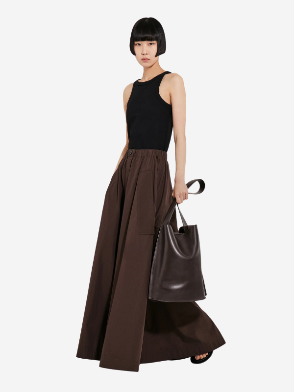 Parachute Skirt in Chocolate