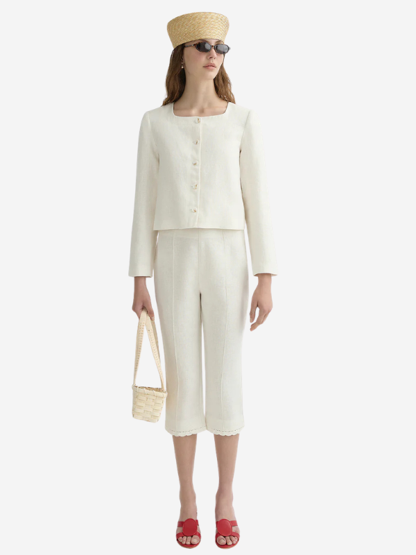 Emma Jacket in Cream