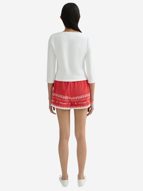 Cody Short in Red Ivory Fish
