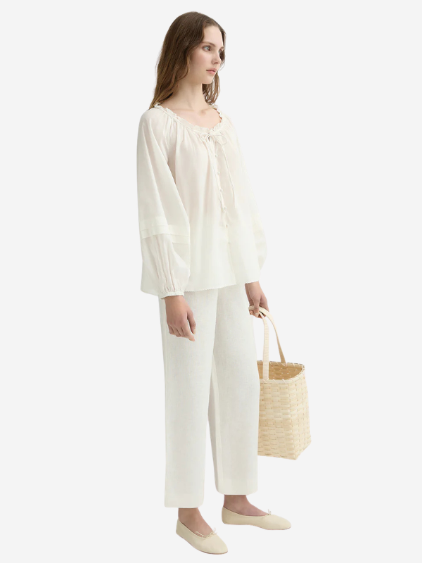 Noelle Pant in Cream