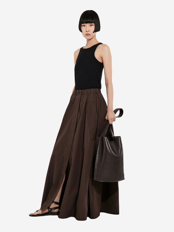 Parachute Skirt in Chocolate