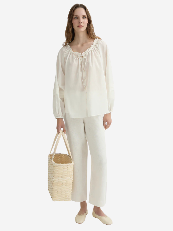 Noelle Pant in Cream