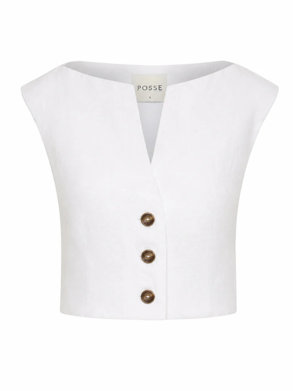 Dakota Top in Ivory
